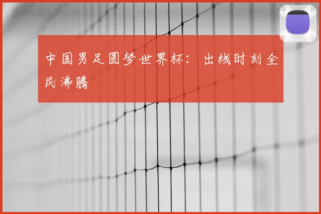 中国男足圆梦世界杯:出线时刻全民沸腾