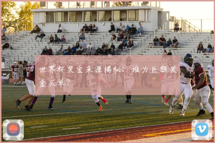 世界杯奖金来源揭秘：谁为巨额奖金买单？