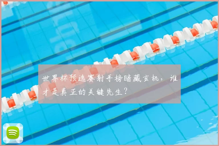 世界杯预选赛射手榜暗藏玄机,谁才是真正的关键先生?